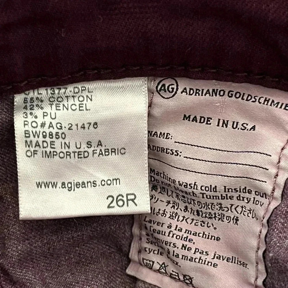 AG Adriano Goldschmied the Stevie Ankle  Slim Straight Leg Jean - Picture 9 of 10